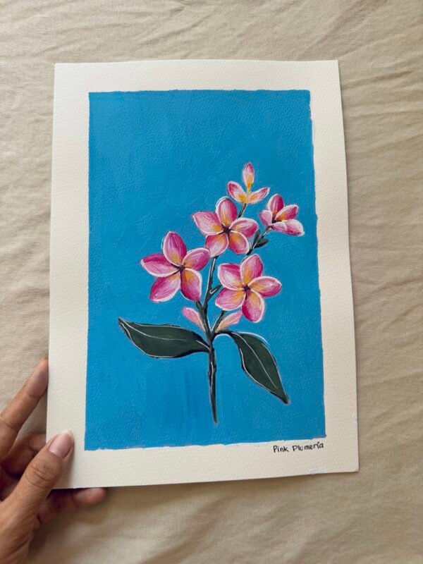 Pink Plumeria - Day 14